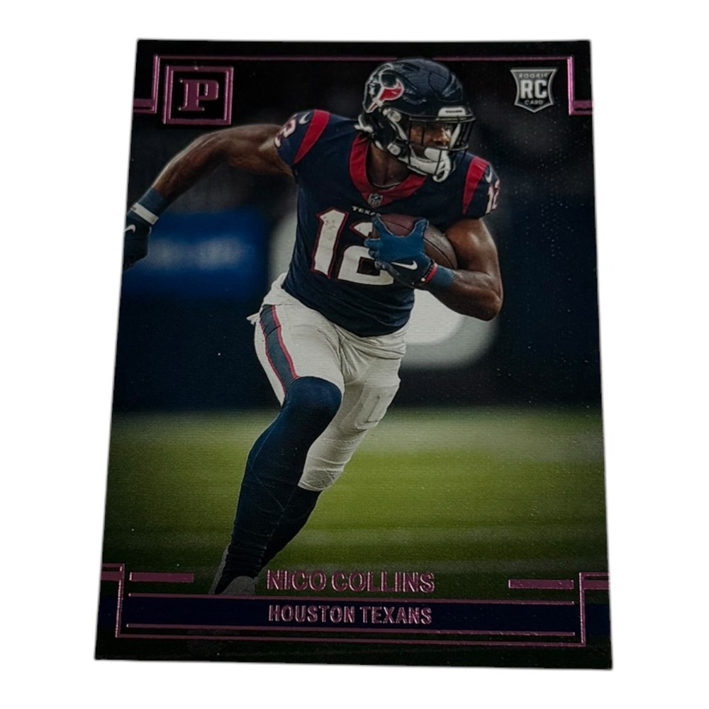 2021 Panini Chronicles Nico Collins‎ Houston Texans Pink Rookie Card PA-32 RC